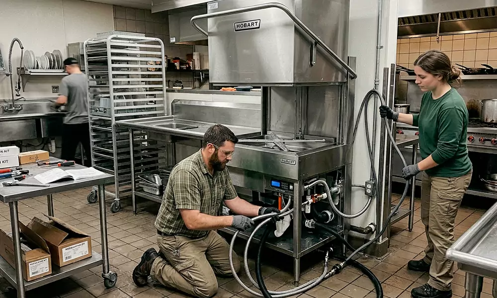 Commercial Dishwasher Installation in Dorchester, MA