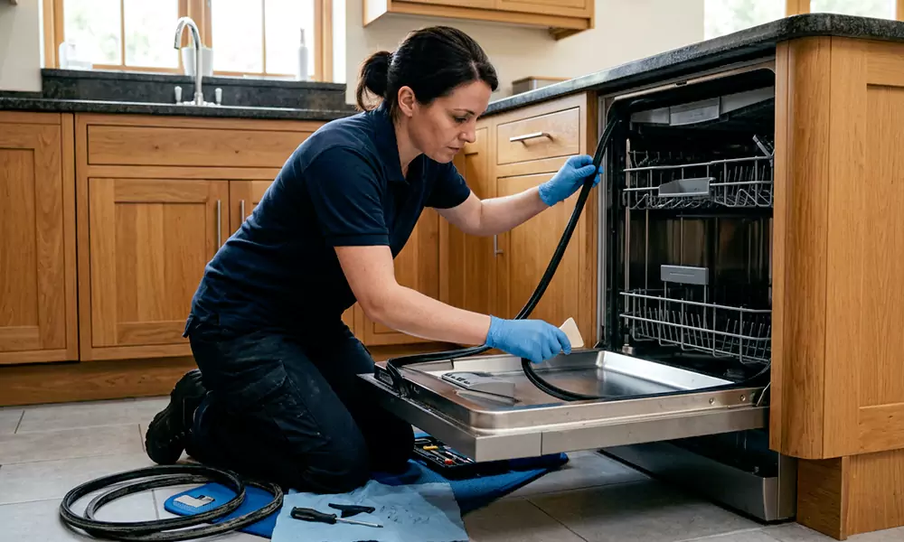 Dishwasher Door Gasket Replacement in Dorchester, MA