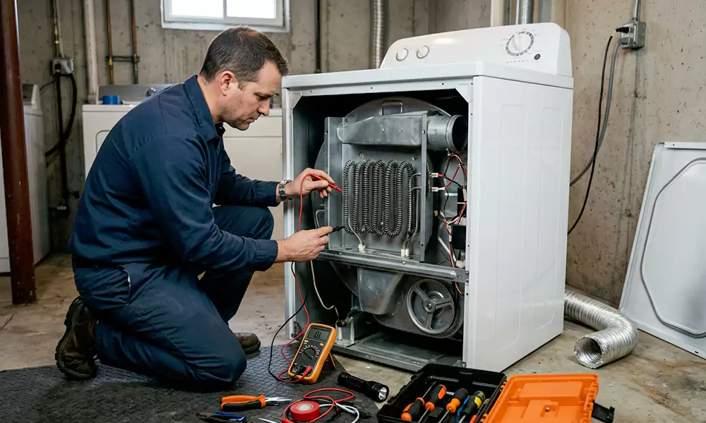 Dryer Not Heating Repair in Dorchester, MA