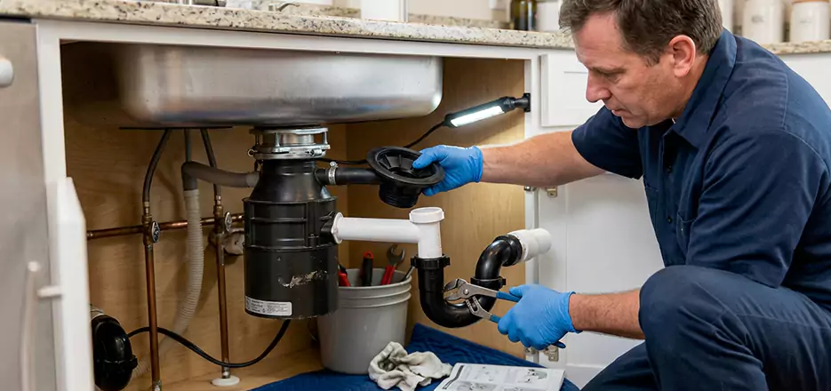 Garbage Disposal Splash Guard and Trap Installation in Dorchester
